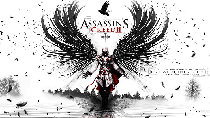 Ilustrasi Assassin's Creed 2, Assassin's Creed II, Assassin's Creed, video game, Wallpaper HD