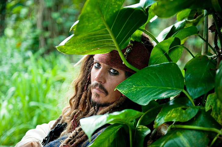 캐리비안의 해적, 캐리비안의 해적 : 낯선 조수, 잭 스패로우, 조니 뎁, 해적, HD 배경 화면