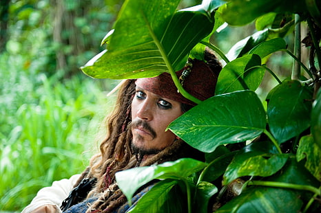 Карибски пирати, Карибски пирати: По непознати вълни, Джак Спароу, Джони Деп, Пират, HD тапет HD wallpaper