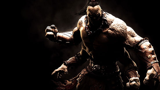 Wallpaper karakter Mortal Kombat 10, Goro, Mortal Kombat, Mortal Kombat X, video game, Wallpaper HD HD wallpaper