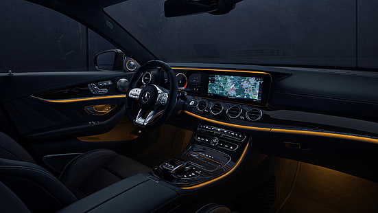 Mercedes-AMG, Mercedes-AMG E 63 S, interior, car, car interior, HD wallpaper HD wallpaper