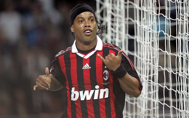 Ronaldinho, Footballer, Negro, HD wallpaper