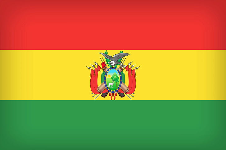Flaggen, Flagge von Bolivien, Flagge, HD-Hintergrundbild