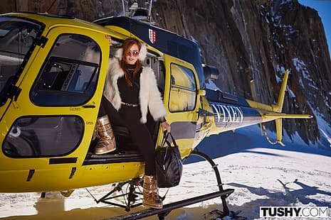 Jia Lissa, Tushy, elicotteri, Sfondo HD HD wallpaper