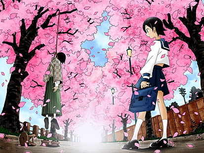 Anime, Sayonara, Zetsubou-Sensei, Kafuka Fuura, Nozomu Itoshiki, Fondo de pantalla HD HD wallpaper