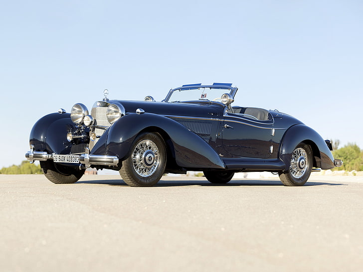 1939, 540k, benz, mercedes, retro, roadster, special, supercar, supercars, HD wallpaper