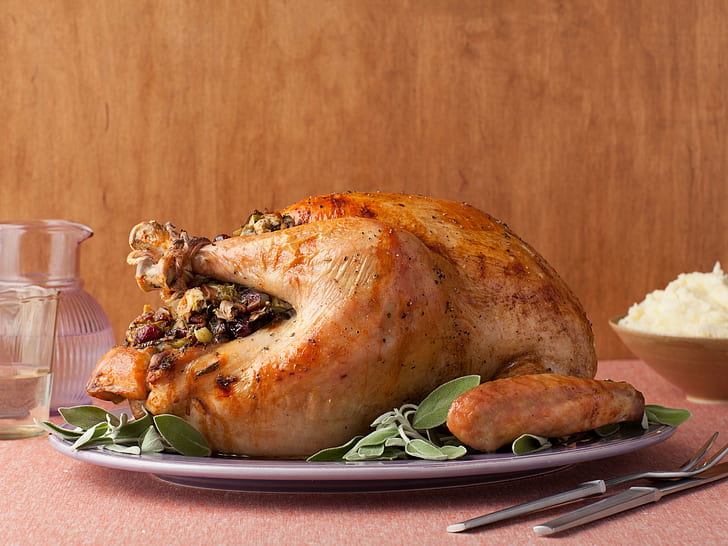 鳥、鶏、休日、肉、感謝祭、トルコ、 HDデスクトップの壁紙