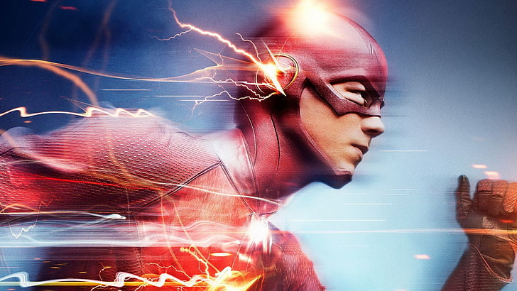 The Flash poster, The Flash, Grant Gustin, HD wallpaper