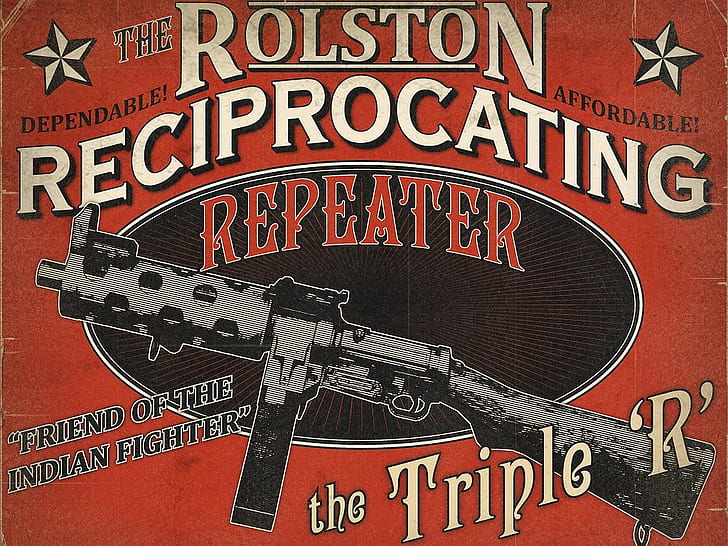 Armas, espingarda repetidora Rolston, HD papel de parede