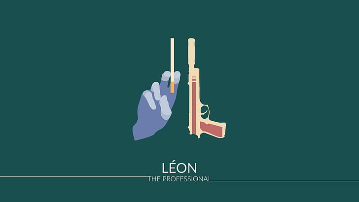 Película, Leon: El profesional, artístico, minimalista, Fondo de pantalla HD