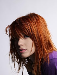 Hayley Williams, kızıl saçlı, şarkıcı, Paramore, HD masaüstü duvar kağıdı HD wallpaper