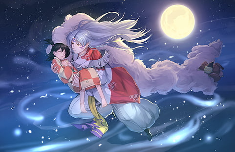 Anime, InuYasha, Rin (InuYasha), Sesshōmaru (InuYasha), HD-Hintergrundbild HD wallpaper