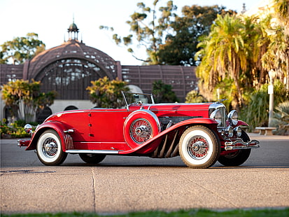 1932, 284 2310, convertible, coupe, duesenberg, kemewahan, model j, murphy, retro, swb, Wallpaper HD HD wallpaper
