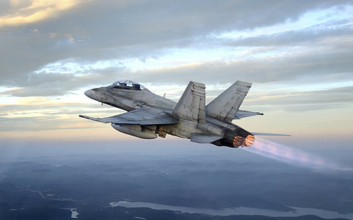 Flugzeuge, McDonnell Douglas CF-18 Hornet, Militärflugzeuge, HD-Hintergrundbild HD wallpaper