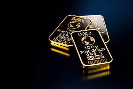 sammlung, handel, goldmedaille, goldbarren, golden, investition, luxus, HD-Hintergrundbild HD wallpaper