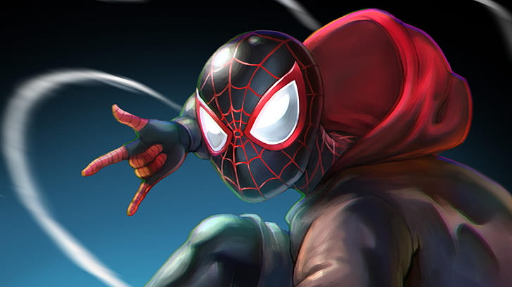 Spider-Man, Miles Morales, Wallpaper HD