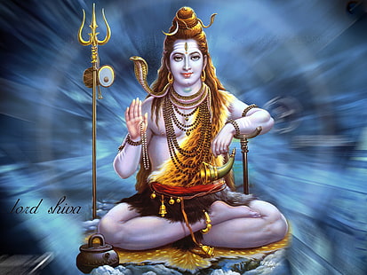 Mahashivaratri, fond d'écran Lord Shiva, Dieu, Lord Shiva, bleu, shiva, seigneur, Fond d'écran HD HD wallpaper