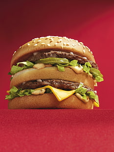 チーズバーガー、食べ物、ハンバーガー、ハンバーガー、 HDデスクトップの壁紙 HD wallpaper