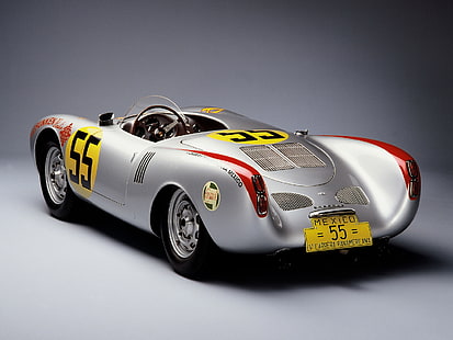 1954, 550, Carrera, Panamericana, Porsche, гонки, гонки, ретро, ​​Spyder, HD обои HD wallpaper