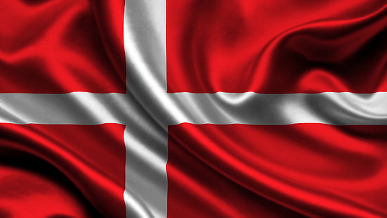 bandera de Dinamarca, Dinamarca, bandera, Fondo de pantalla HD HD wallpaper