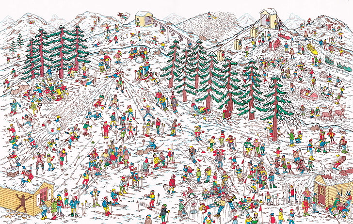 Waldo, çizgi film, Wally nerede, HD masaüstü duvar kağıdı