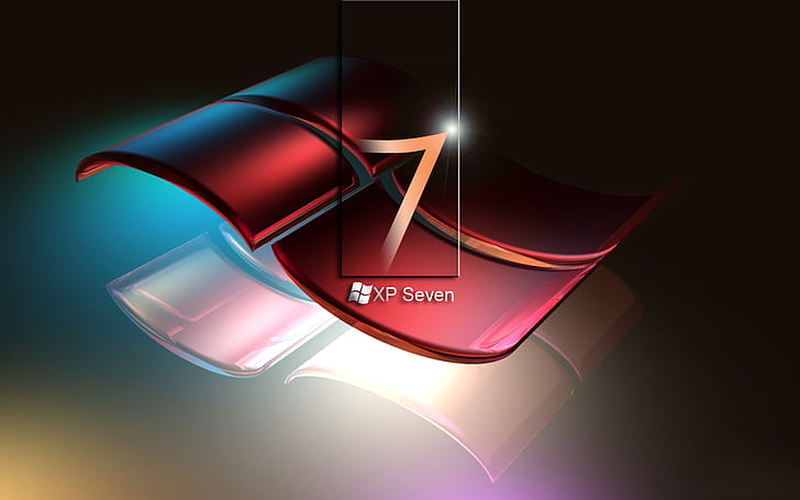 Microsoft XP Seven, Seven, Microsoft, HD-Hintergrundbild