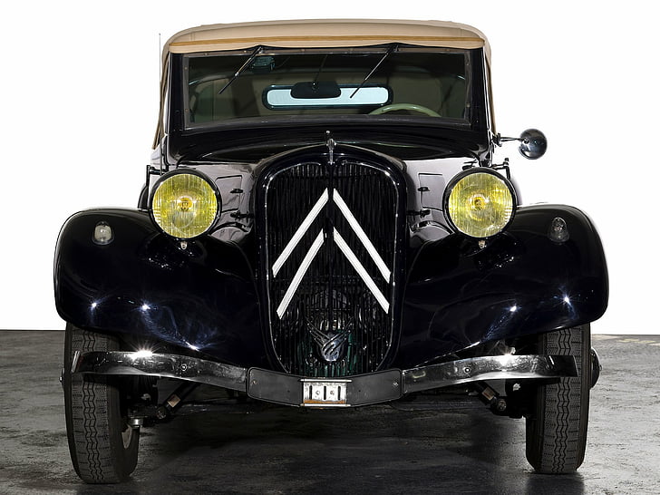 1934 57, avant, cabrio, citroen, retro, traction, HD wallpaper