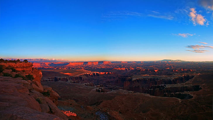 Разкошен Червен каньон, скали, каньон, хоризонт, природа и пейзажи, HD тапет