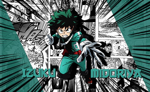 Anime, Meine Heldenakademie, Boku no Hero Academia, Izuku Midoriya, Manga, HD-Hintergrundbild HD wallpaper