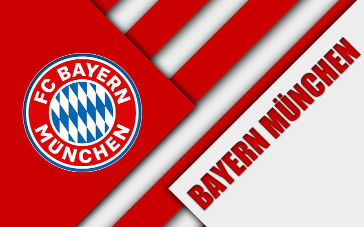 Fotboll, FC Bayern München, emblem, logotyp, HD tapet