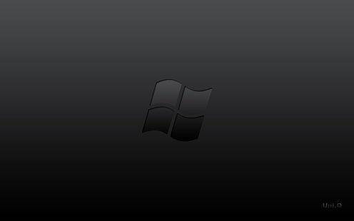 logos minimalistes microsoft windows noirs 1680x1050 Technologie Apple HD Art, Noir, minimaliste, Fond d'écran HD HD wallpaper