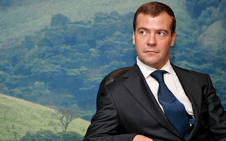 Dmitry Medvedev, russia, ministro, ricco, magnate, Sfondo HD