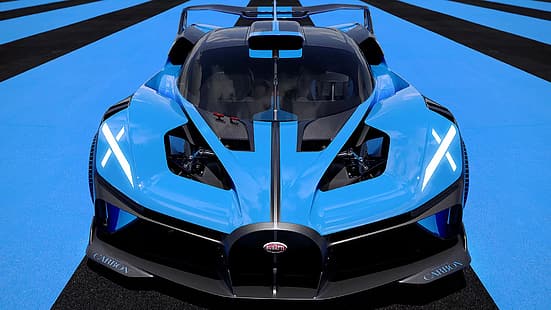 Bugatti Bolide, кола, състезателни автомобили, HD тапет HD wallpaper