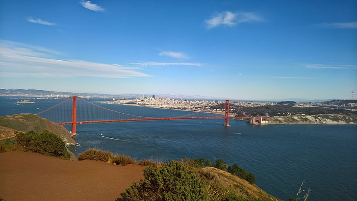 мост, мост Золотые Ворота, Сан-Франциско, HD обои