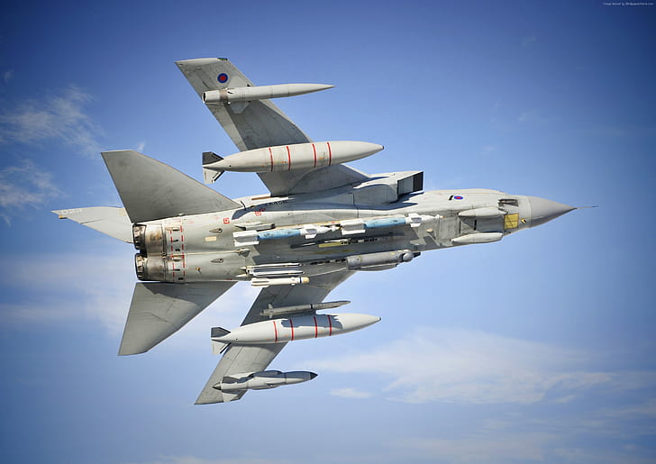 pesawat tempur, Angkatan Udara Inggris, Panavia Tornado GR.4, Wallpaper HD