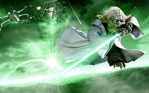 Star Wars Master Yoda wallpaper, Star Wars, HD wallpaper HD wallpaper