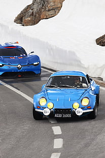 Renault Alpine A110-50 Concept, Renault Alpine A110 50 Alpes 2012, автомобиль, HD обои HD wallpaper