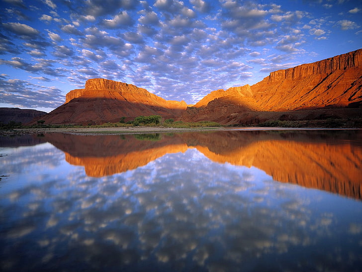 Buttermilch bewölkt den Colorado, Wolken, Fluss, Buttermilch, Colorado, HD-Hintergrundbild