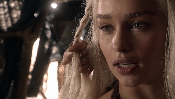 Daenerys Targaryen ، لعبة العروش ، إميليا كلارك، خلفية HD