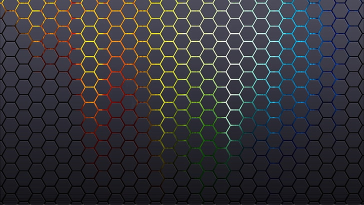 abstrak, latar belakang, segi enam, Honeycomb, pola, tekstur, Wallpaper HD