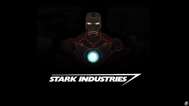 Iron Man, 5K, Stark Industries, Mínimo, Oscuro, Fondo de pantalla HD |  Wallpaperbetter