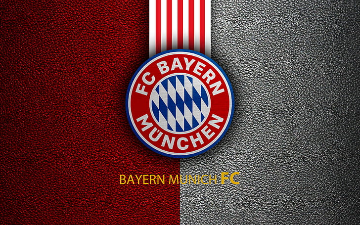 Sepak Bola, FC Bayern Munich, Emblem, Logo, Wallpaper HD