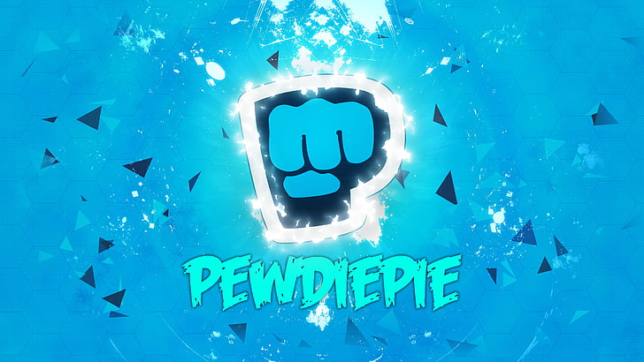 Pewdiepie logo, Pewdiepie, Gamer, YouTube, HD wallpaper
