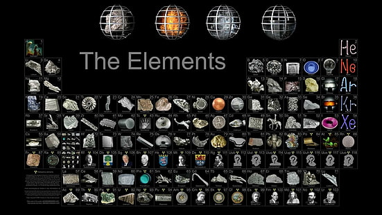 Periodiskt system, elementdiagrammet, digital konst, 1920x1080, vetenskap, periodiskt system, HD tapet HD wallpaper