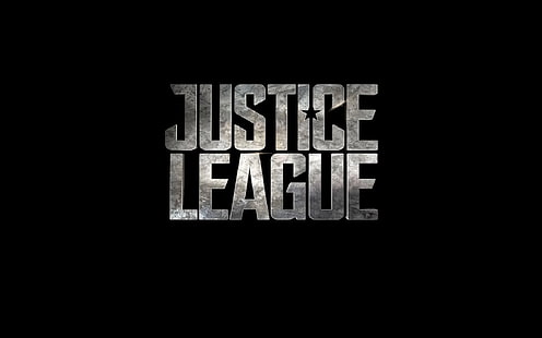Film, Justice League (2017), Nero, Fumetti, Justice League, Logo, Supereroe, Sfondo HD HD wallpaper