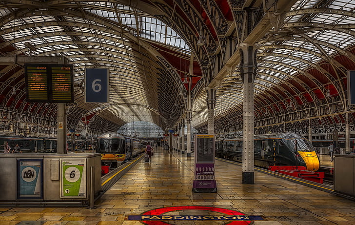 England, Westminster, Paddington Station, HD wallpaper