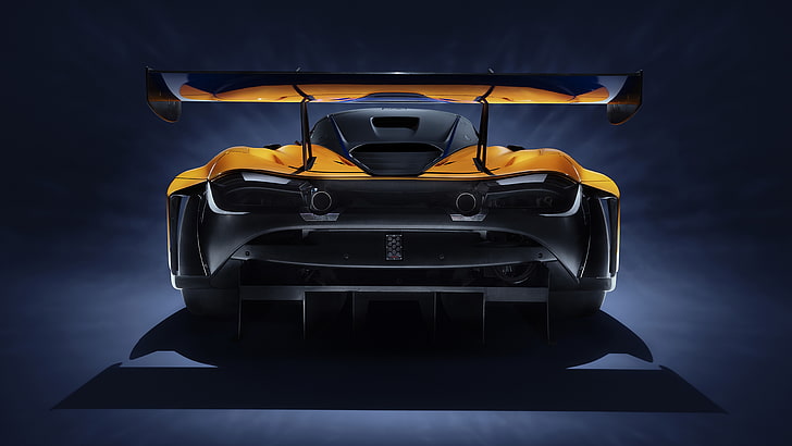 McLaren 720S GT3 Rear 4K 8K, Mclaren, Rear, GT3, 720s, HD wallpaper
