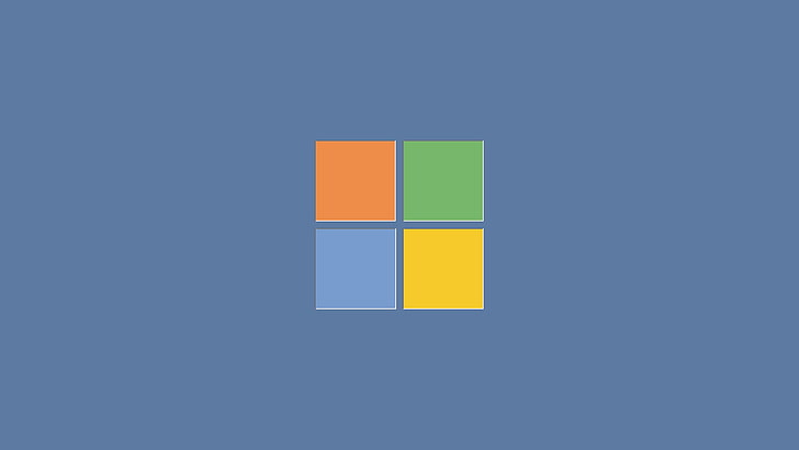Windows logosu, Microsoft Windows, eski, basit, minimalizm, HD masaüstü duvar kağıdı