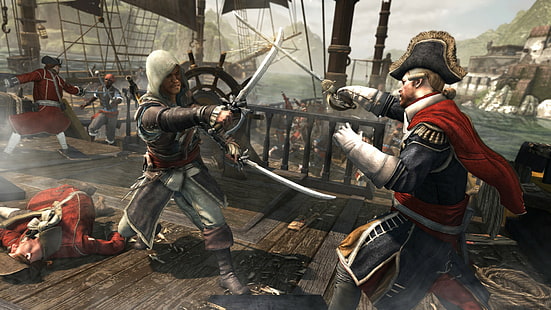 Assassins Creed IV, Edward, Edward, Assassins Creed 4: Black Flag, Assassins Creed IV: Black Flag, Sfondo HD HD wallpaper