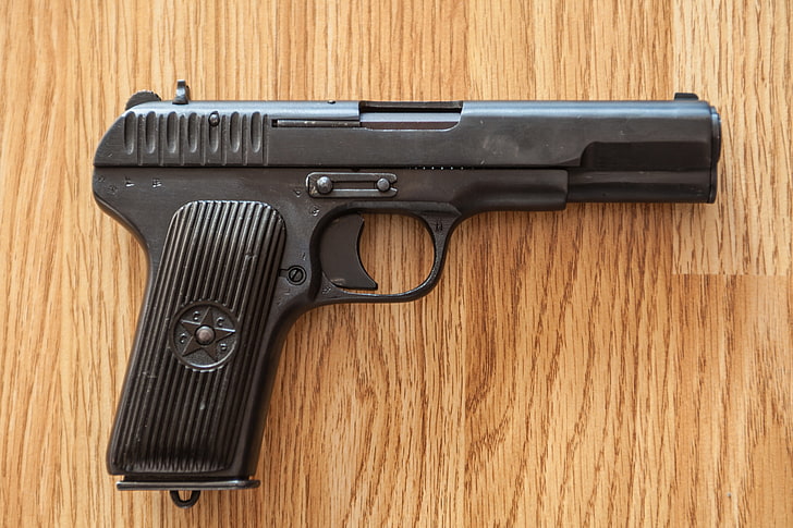 pistola semi-automática preta, pistola, armas, auto-carregamento, Tokarev, HD papel de parede
